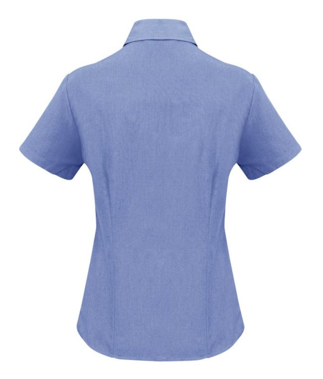 Biz Collection Polos / Shirts Biz Collection Ladies Plain Oasis Short Sleeve Shirt