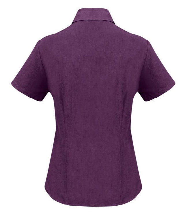 Biz Collection Polos / Shirts Biz Collection Ladies Plain Oasis Short Sleeve Shirt