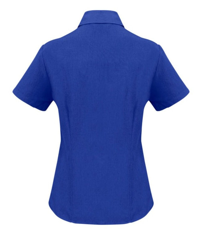 Biz Collection Polos / Shirts Biz Collection Ladies Plain Oasis Short Sleeve Shirt