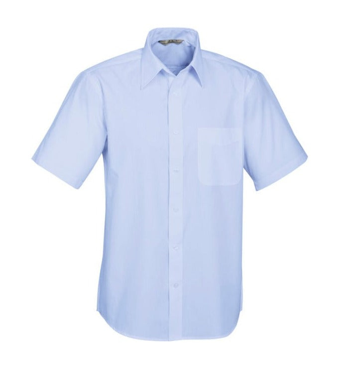 Biz Collection Polos / Shirts Biz Collection Mens Base Short Sleeve Shirt