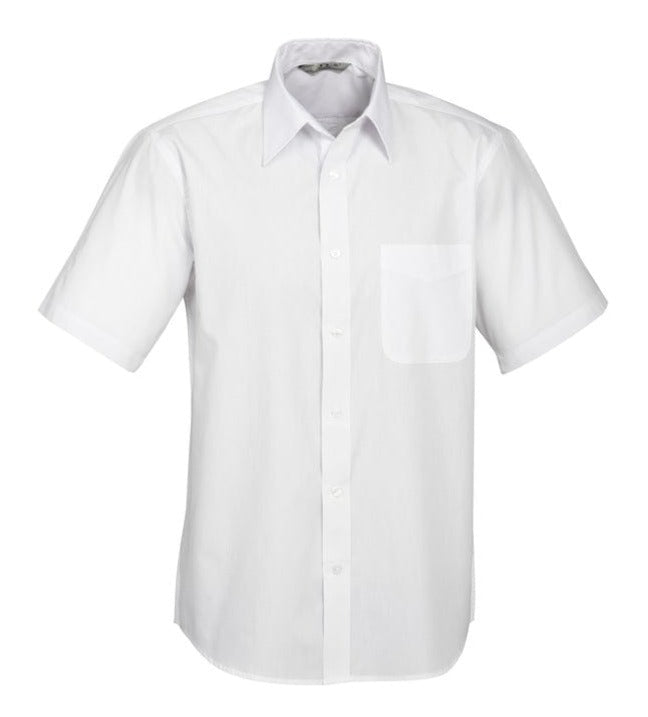 Biz Collection Polos / Shirts Biz Collection Mens Base Short Sleeve Shirt