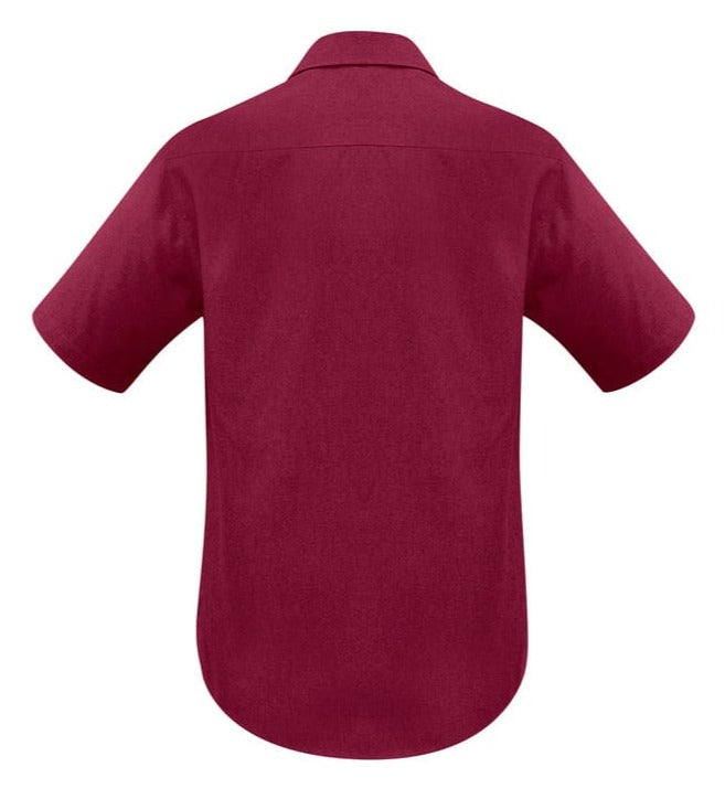 Biz Collection Polos / Shirts Biz Collection Mens Plain Oasis Short Sleeve Shirt