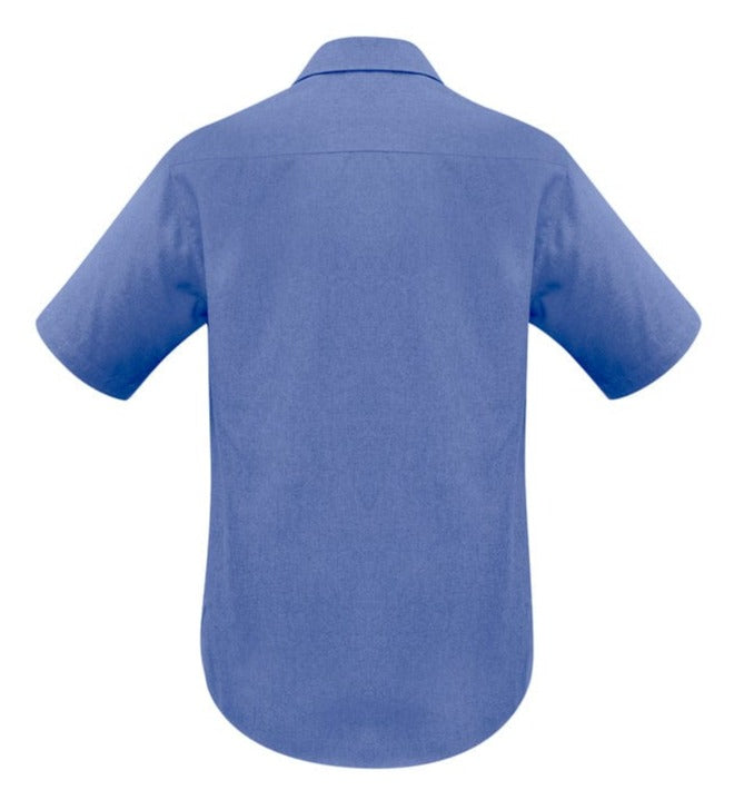 Biz Collection Polos / Shirts Biz Collection Mens Plain Oasis Short Sleeve Shirt