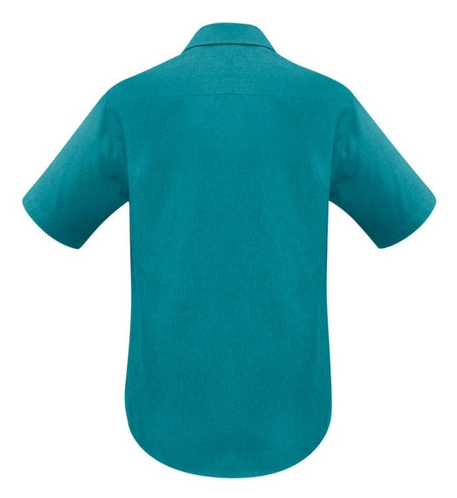 Biz Collection Polos / Shirts Biz Collection Mens Plain Oasis Short Sleeve Shirt
