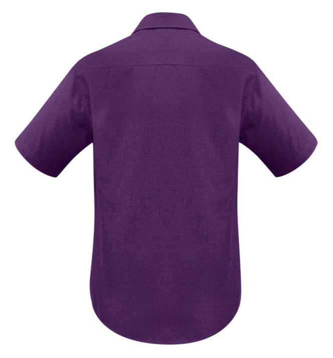 Biz Collection Polos / Shirts Biz Collection Mens Plain Oasis Short Sleeve Shirt