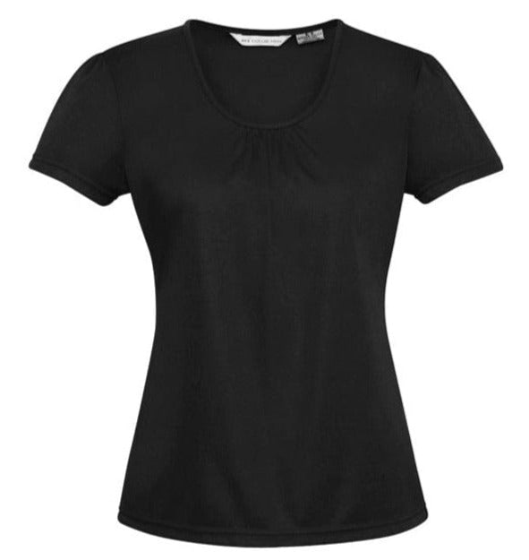 Biz Collection Polos / Shirts Black / 6 Biz Collection Ladies Chic Top