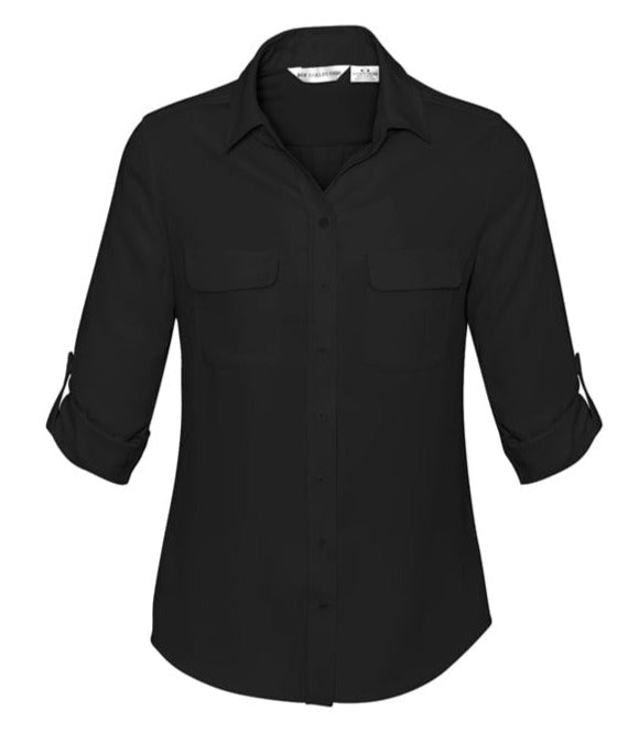Biz Collection Polos / Shirts Biz Collection Ladies Madison Long Sleeve