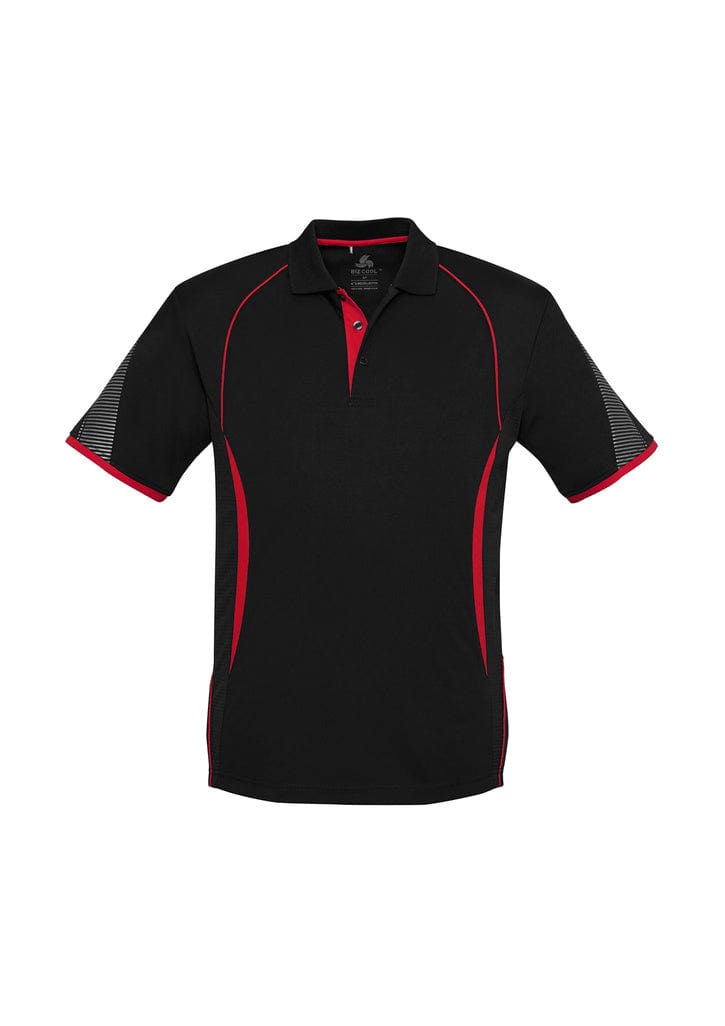 Biz Collection Polos / Shirts Black/Red / 4 Biz Collection Kids Razor Polo