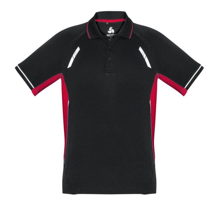 Biz Collection Polos / Shirts Black/Red/Silver / S Biz Collection Men's Renegade Polo