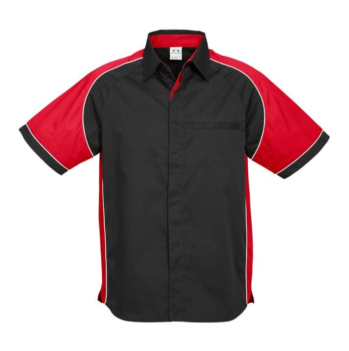Biz Collection Polos / Shirts Black/Red/White / S Biz Collection Mens Nitro Shirt