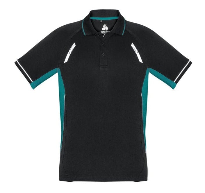 Biz Collection Polos / Shirts Black/Teal/Silver / S Biz Collection Men's Renegade Polo