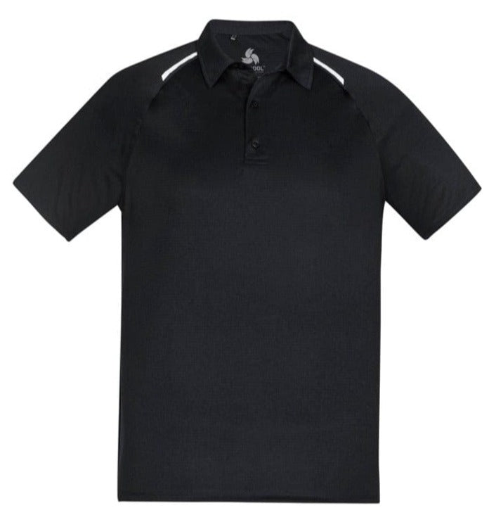 Biz Collection Polos / Shirts Black/White / S Biz Collection Academy Men's Polo