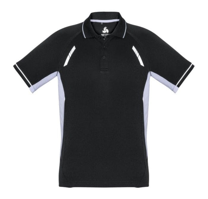 Biz Collection Polos / Shirts Black/White/Silver / S Biz Collection Men's Renegade Polo