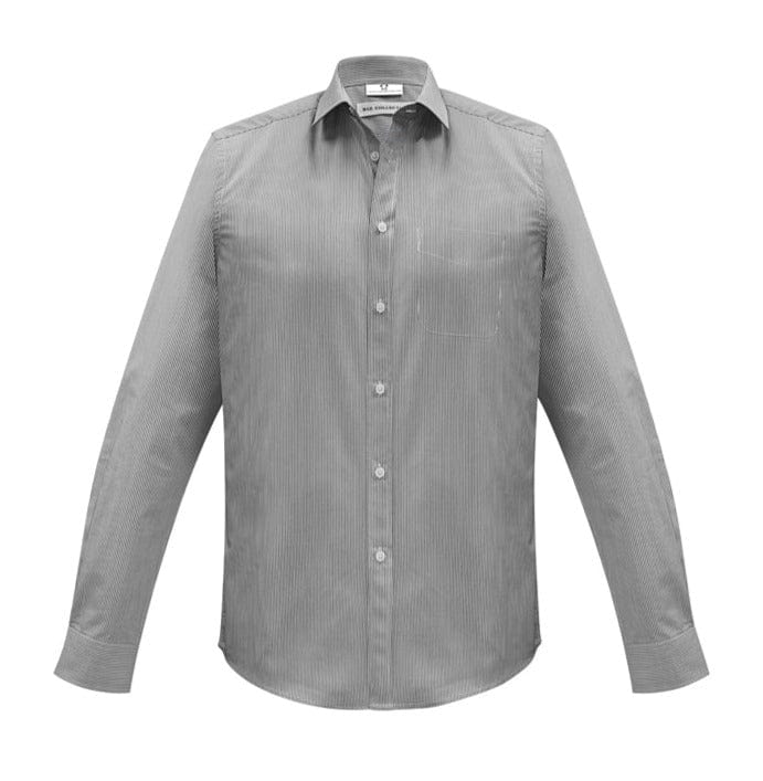 Biz Collection Polos / Shirts Black / XS Biz Collection Mens Euro Long Sleeve Shirt