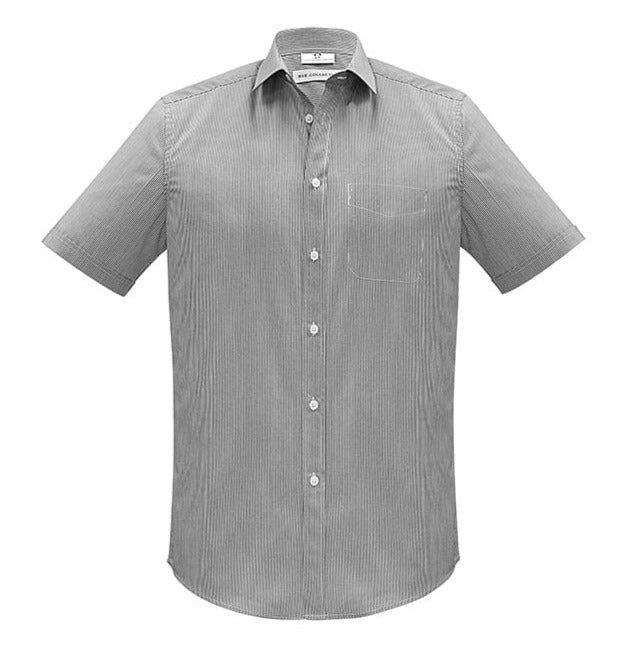 Biz Collection Polos / Shirts Black / XS Biz Collection Mens Euro Short Sleeve Shirt