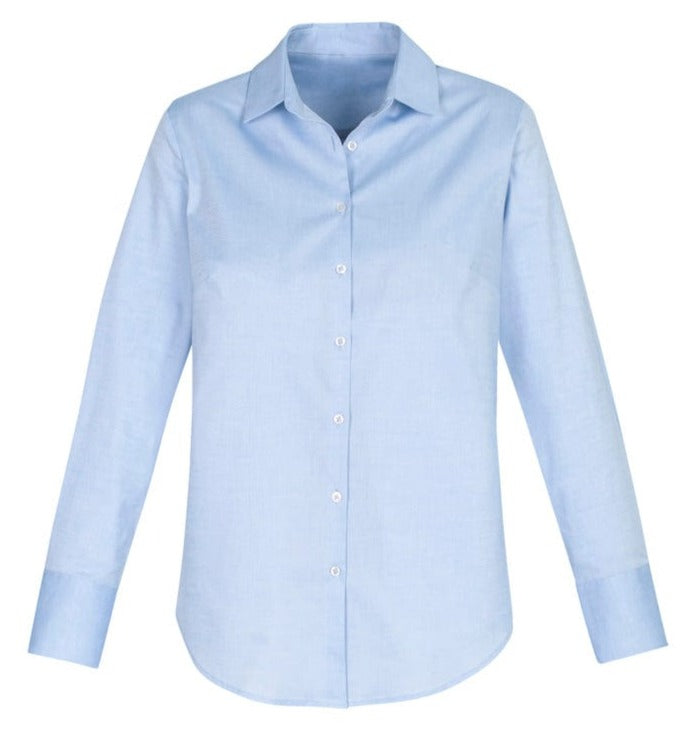 Biz Collection Polos / Shirts Blue / 6 Biz Collection Camden Ladies Long Sleeve Shirt