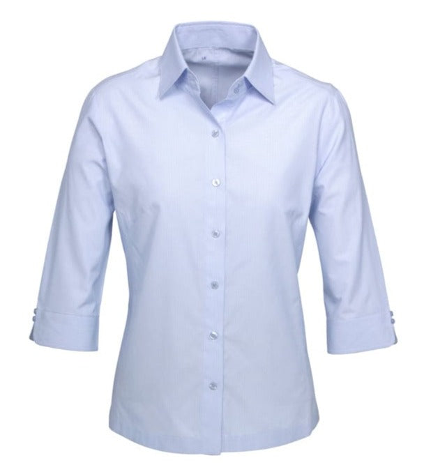 Biz Collection Polos / Shirts Blue / 6 Biz Collection Ladies Ambassador 3/4 Sleeve Shirt