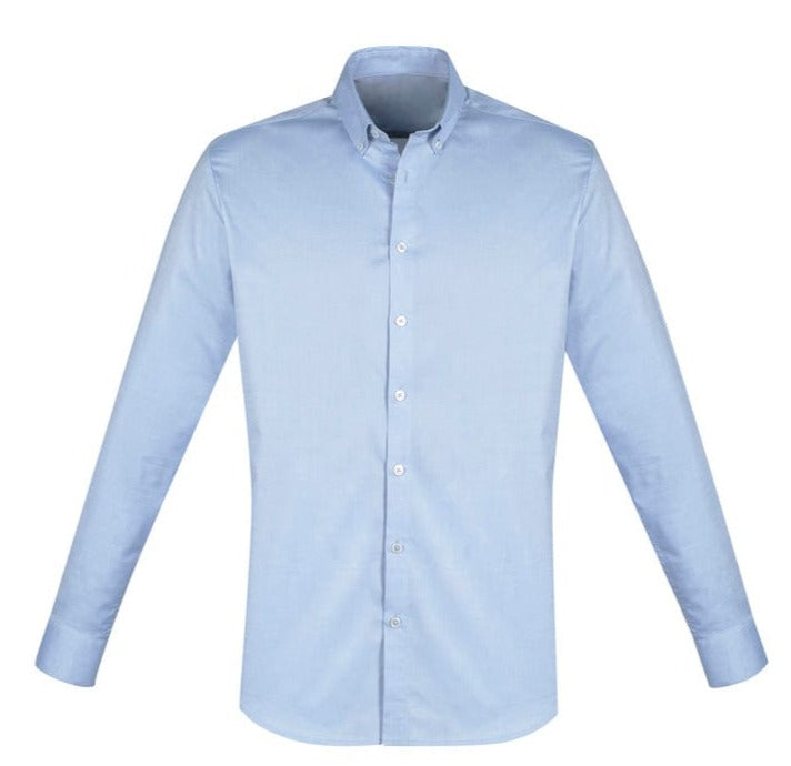 Biz Collection Polos / Shirts Blue / XS Biz Collection Camden Mens Long Sleeve Shirt