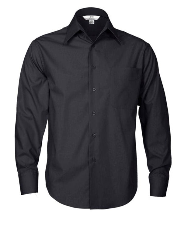 Biz Collection Polos / Shirts Charcoal / S Biz Collection Mens Metro Long Sleeve Shirt