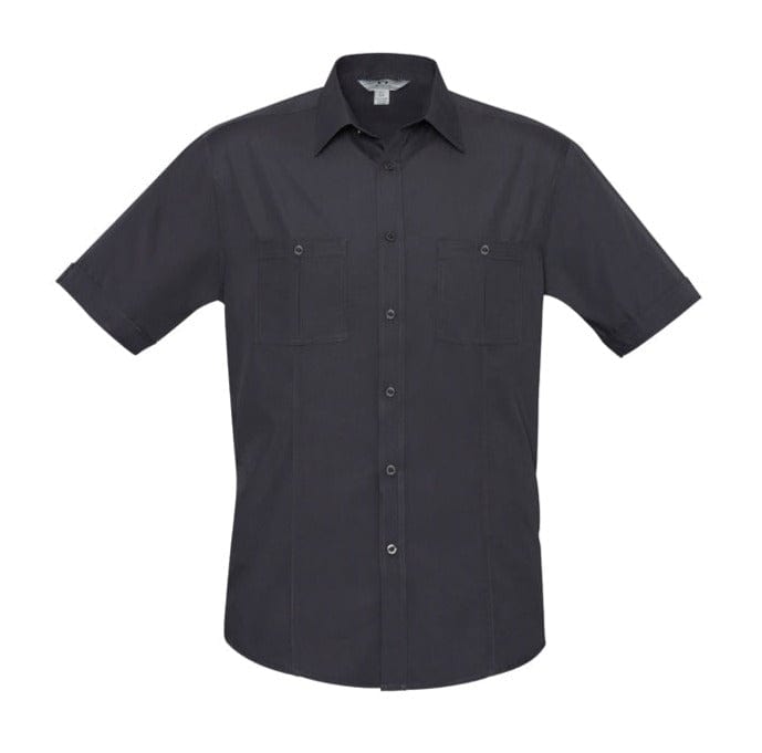 Biz Collection Polos / Shirts Charcoal / XS Biz Collection Mens Bondi Short Sleeve Shirt