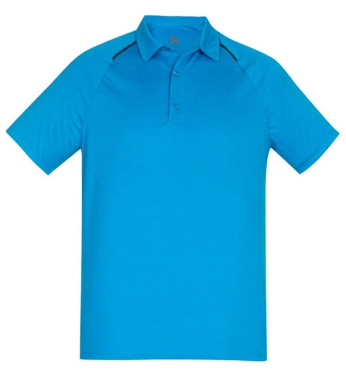 Biz Collection Polos / Shirts Cyan/Navy / S Biz Collection Academy Men's Polo