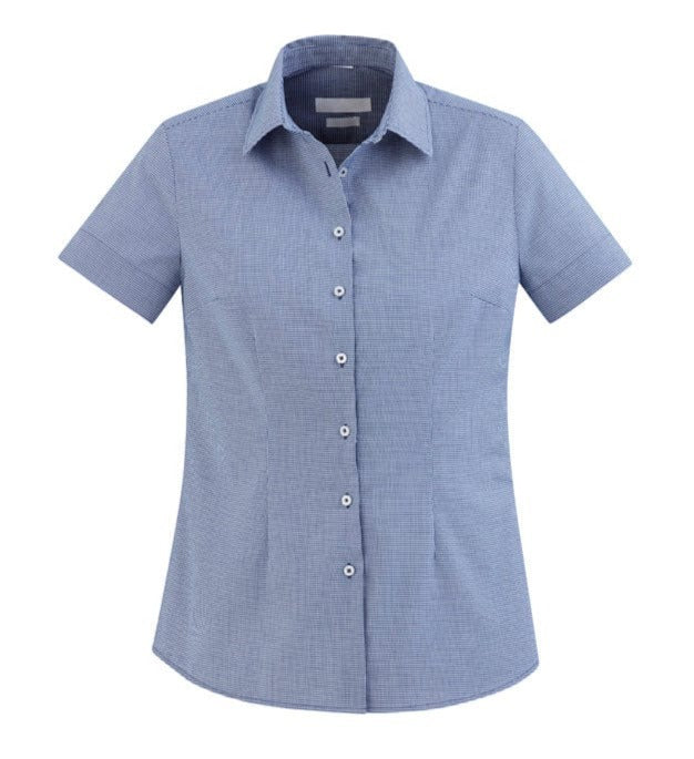 Biz Collection Polos / Shirts French Blue / 6 Biz Collection Ladies Jagger S/S Shirt