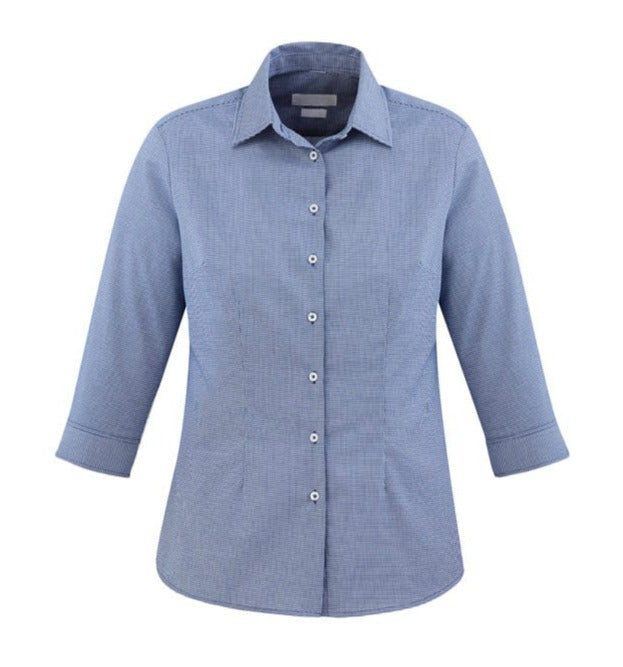 Biz Collection Polos / Shirts French Blue / 6 Biz Collection Ladies Jagger ¾/S Shirt