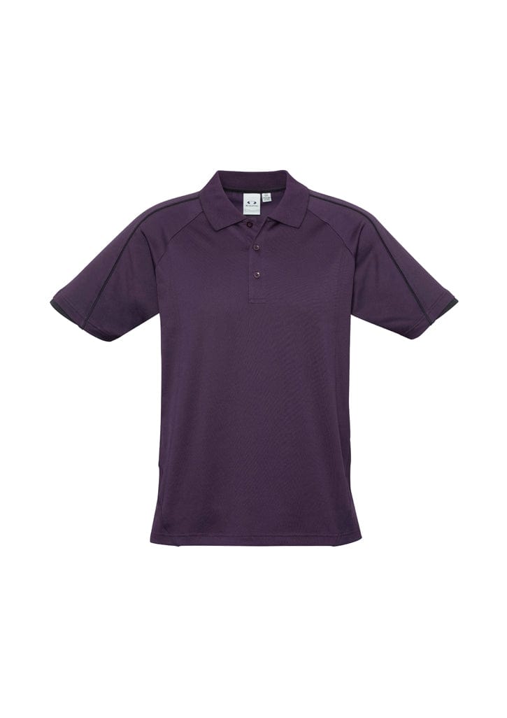 Biz Collection Polos / Shirts Grape/Black / S Biz Collection Men's Blade Polo