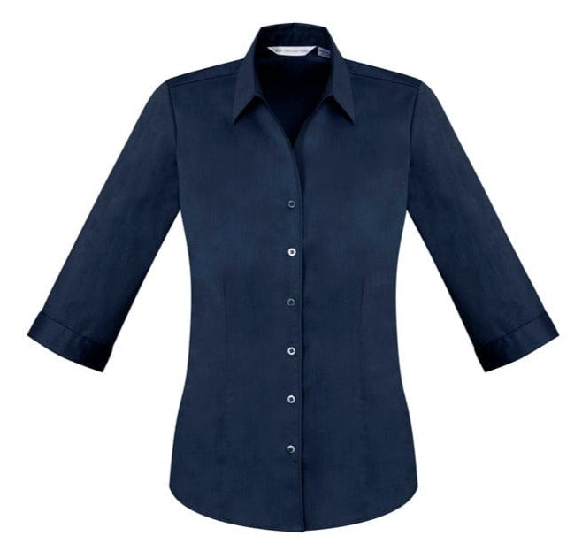 Biz Collection Polos / Shirts Ink / 6 Biz Collection Ladies Monaco 3/4 Sleeve Shirt