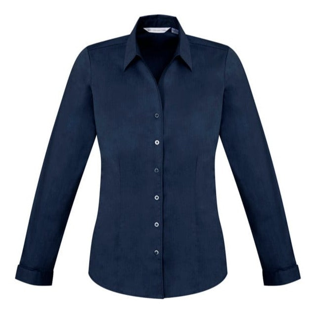 Biz Collection Polos / Shirts Ink / 6 Biz Collection Ladies Monaco Long Sleeve Shirt
