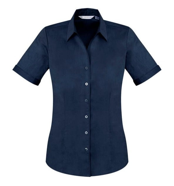 Biz Collection Polos / Shirts Ink / 6 Biz Collection Ladies Monaco Short Sleeve Shirt