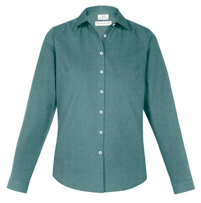Biz Collection Polos / Shirts Jasper Green / 6 Biz Collection Ladies Memphis Shirt