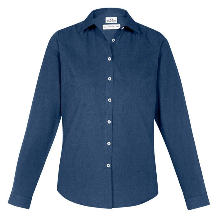Biz Collection Polos / Shirts Mineral Blue / 6 Biz Collection Ladies Memphis Shirt