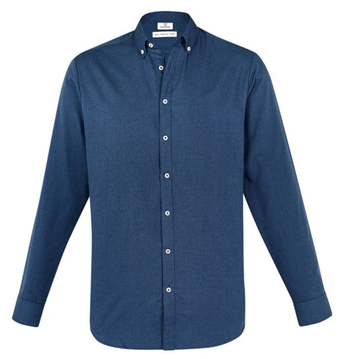 Biz Collection Polos / Shirts Mineral Blue / XS Biz Collection Mens Memphis Shirt