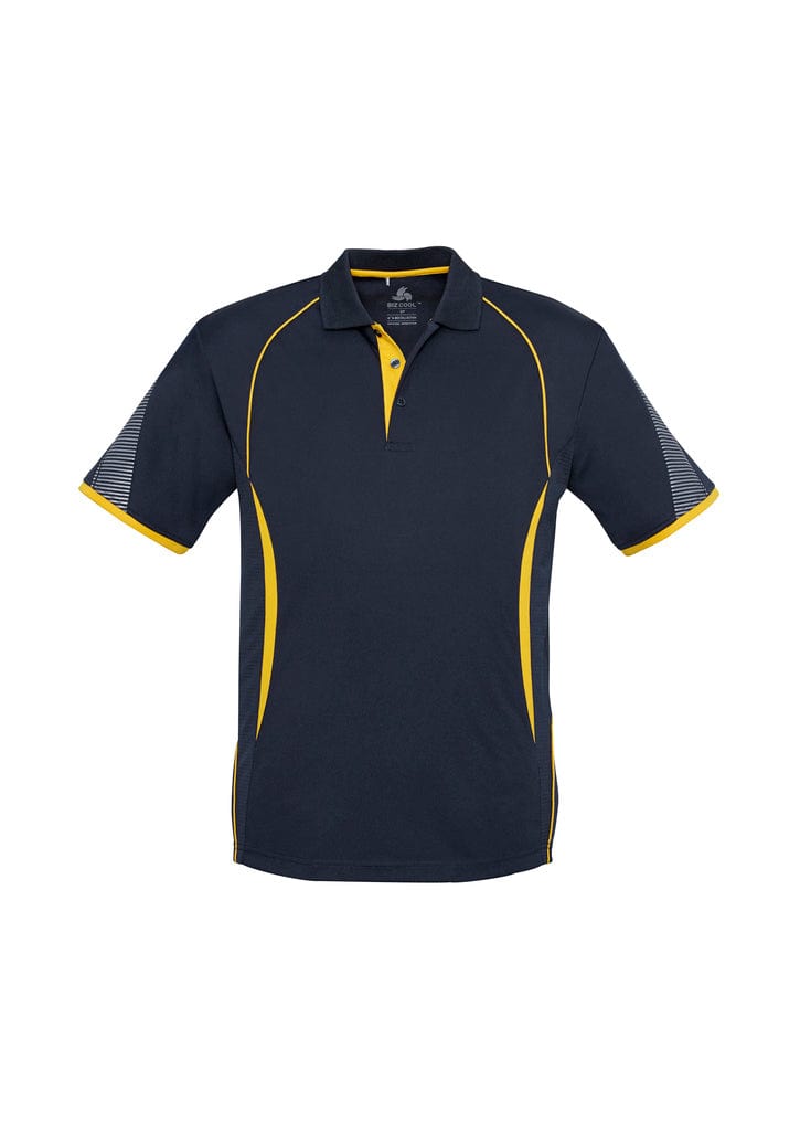 Biz Collection Polos / Shirts Navy/Gold / 4 Biz Collection Kids Razor Polo