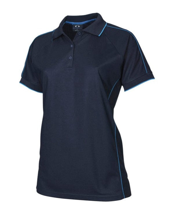 Biz Collection Polos / Shirts Navy/Mid Blue / 8 Biz Collection Ladies Resort Polo