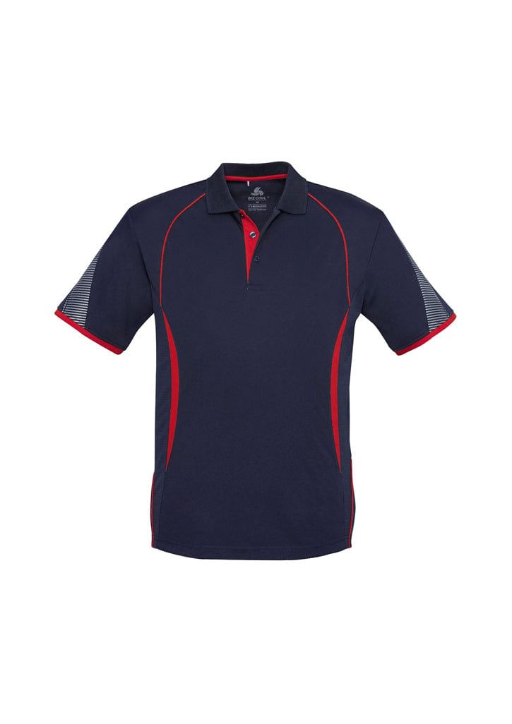 Biz Collection Polos / Shirts Navy/Red / 4 Biz Collection Kids Razor Polo