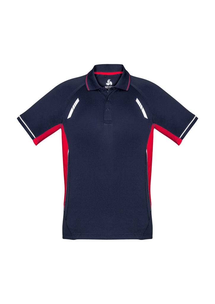 Biz Collection Polos / Shirts Navy/Red/Silver / 4 Biz Collection Kids Renegade Polo