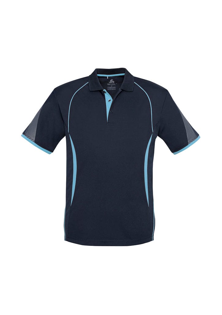 Biz Collection Polos / Shirts Navy/Sky / 4 Biz Collection Kids Razor Polo