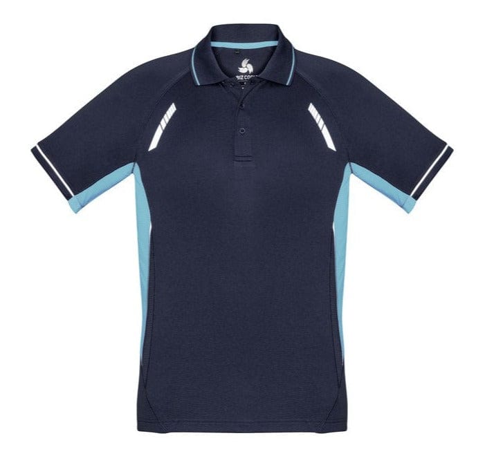 Biz Collection Polos / Shirts Navy/Sky/Silver / S Biz Collection Men's Renegade Polo
