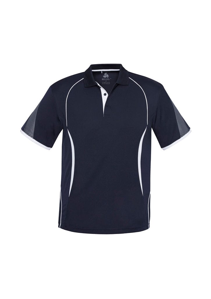 Biz Collection Polos / Shirts Navy/White / 4 Biz Collection Kids Razor Polo