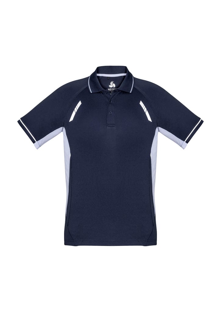 Biz Collection Polos / Shirts Navy/White/Silver / 4 Biz Collection Kids Renegade Polo