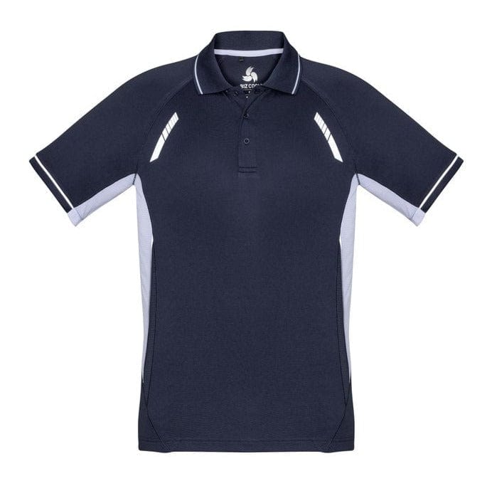 Biz Collection Polos / Shirts Navy/White/Silver / S Biz Collection Men's Renegade Polo