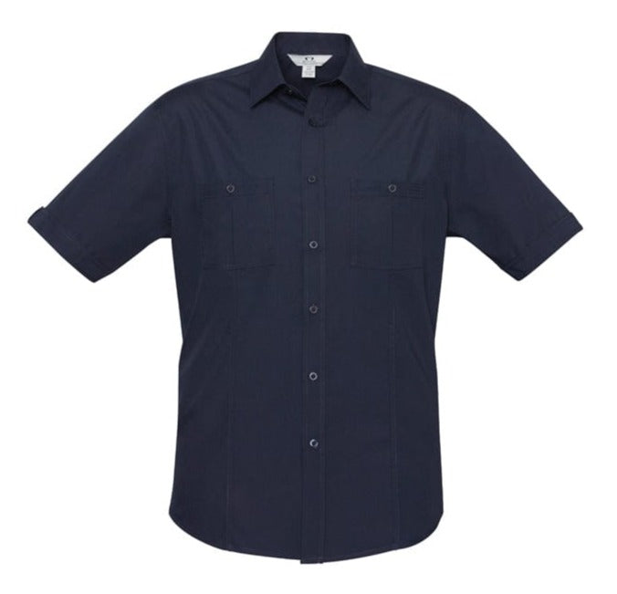 Biz Collection Polos / Shirts Navy / XS Biz Collection Mens Bondi Short Sleeve Shirt