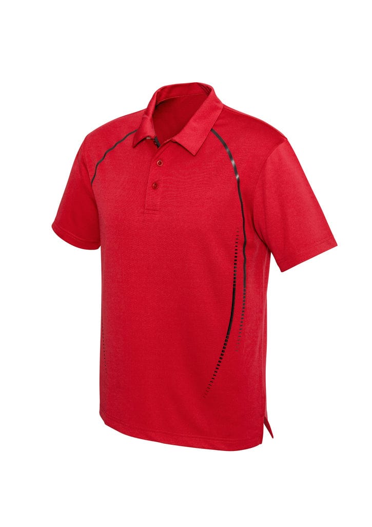 Biz Collection Polos / Shirts Red/Silver / S Biz Collection Men's Cyber Polo