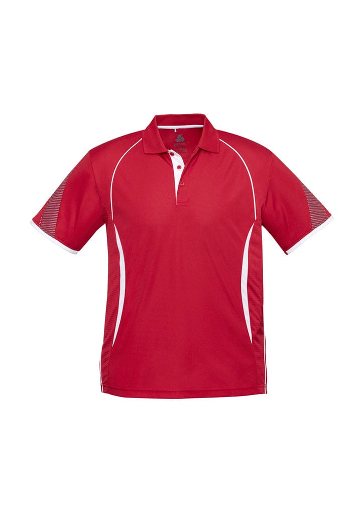 Biz Collection Polos / Shirts Red/White / 4 Biz Collection Kids Razor Polo