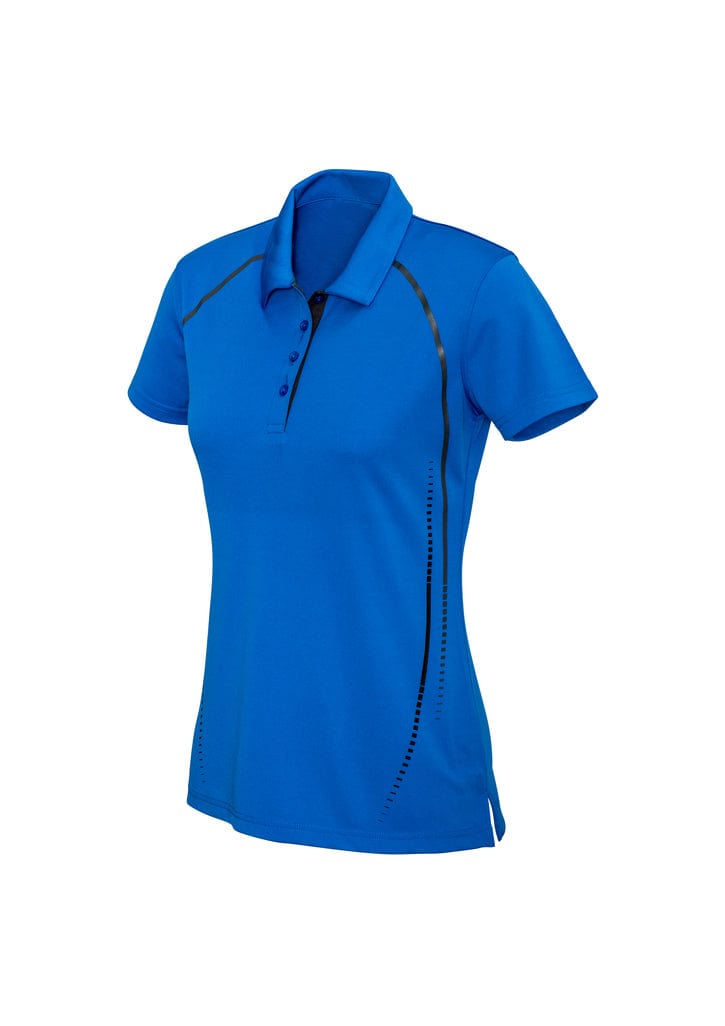 Biz Collection Polos / Shirts Royal/Silver / 8 Biz Collection Ladies Cyber Polo