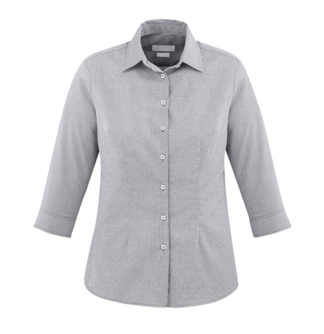 Biz Collection Polos / Shirts Silver / 6 Biz Collection Ladies Jagger ¾/S Shirt
