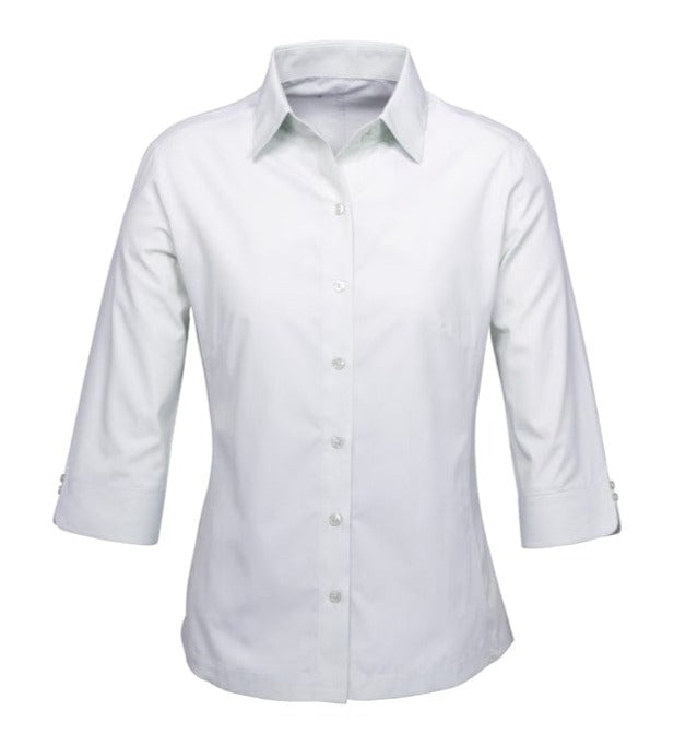 Biz Collection Polos / Shirts Silver Grey / 6 Biz Collection Ladies Ambassador 3/4 Sleeve Shirt