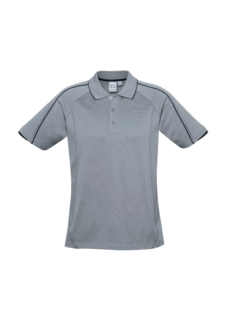 Biz Collection Polos / Shirts Silver Grey/Black / S Biz Collection Men's Blade Polo